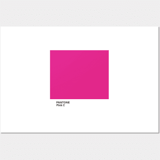 pantone Pink C Posters and Art